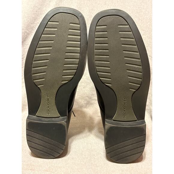 Rockport Men’s Size 10.5 Wide Black Leather Oxfords Dress Business Shoes EUC